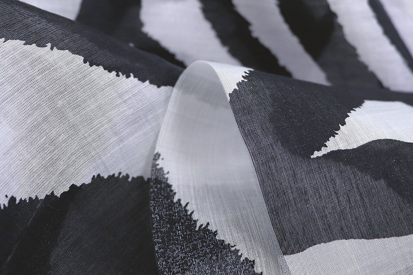 Вуаль принт/черно-белый 3847-PY/D#7/C#1