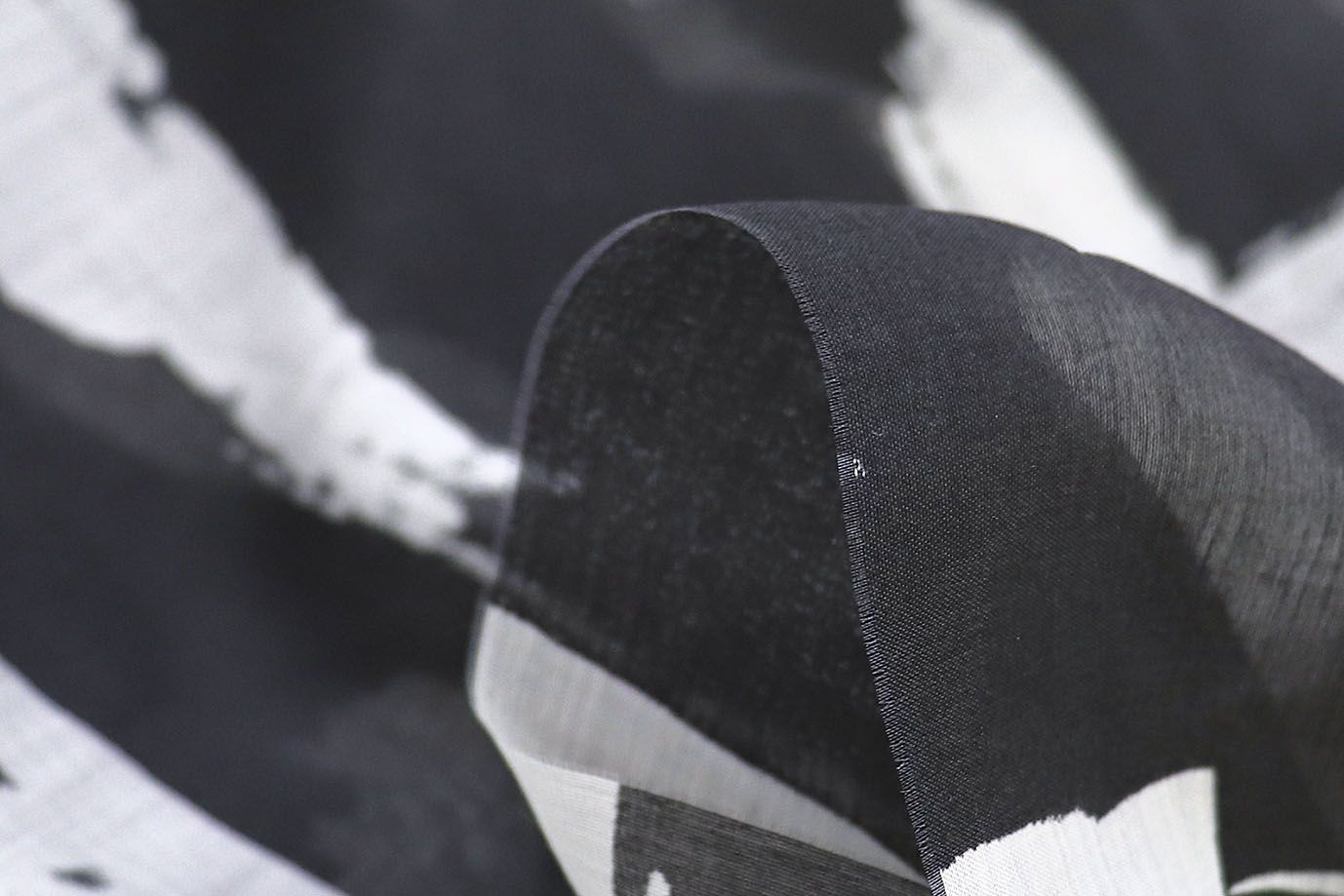 Вуаль принт/черно-белый 3847-PY/D#2/C#1