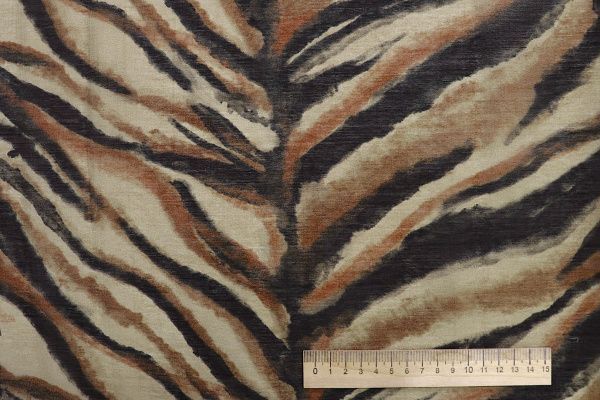 Вуаль принт/бежево-черный 3890-PY/D#1/C#1