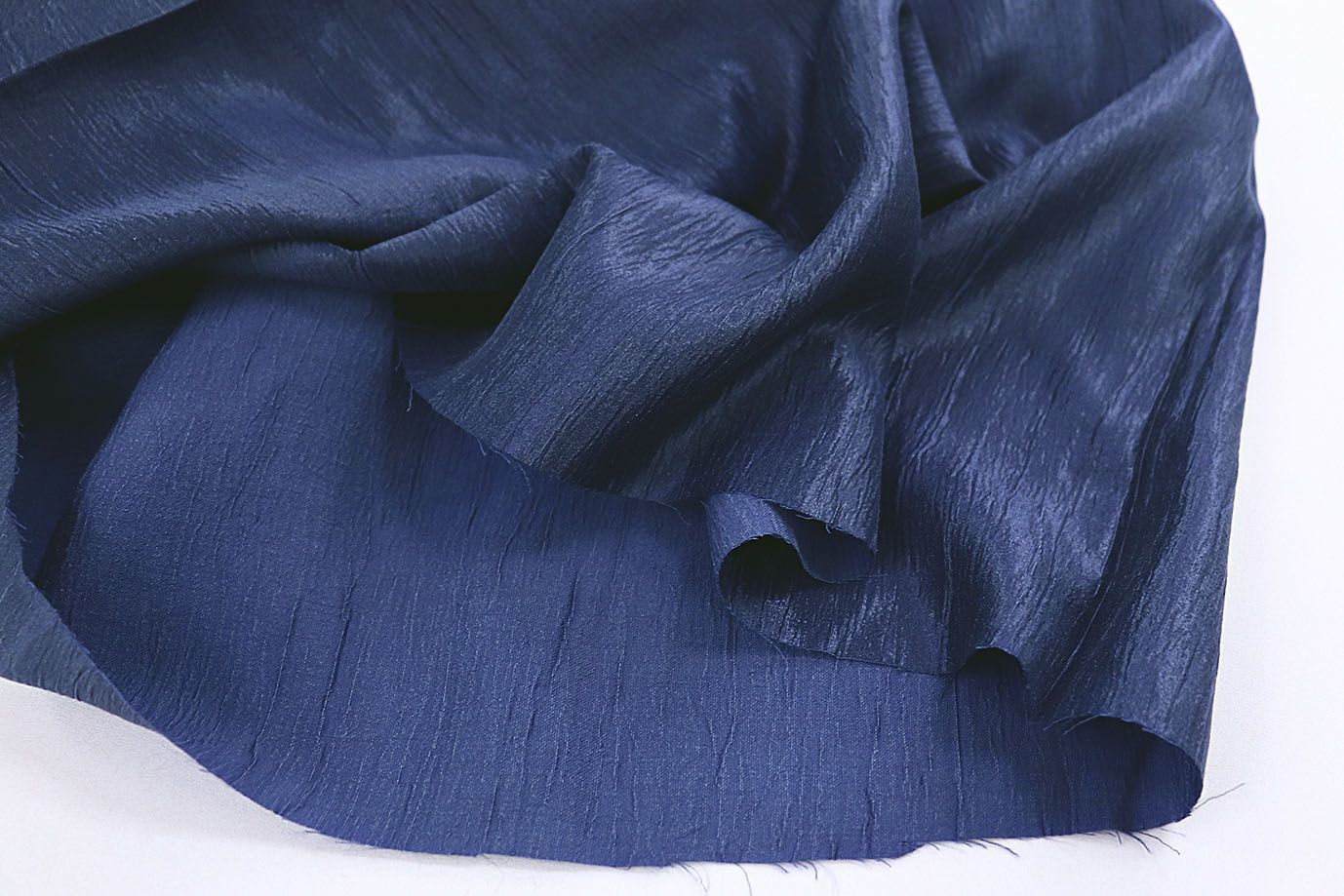 Органза TENCEL креш/синий 3795-PY/C#33