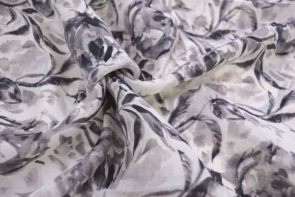 Вуаль принт/серо-молочный 3847-PY/D#8/C#1