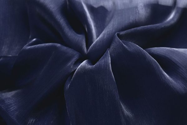 Органза с люрексом/ночной синий 4188-PY/C#19