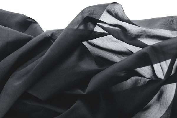 Органза/черный 4143-PY/D#1/C#1