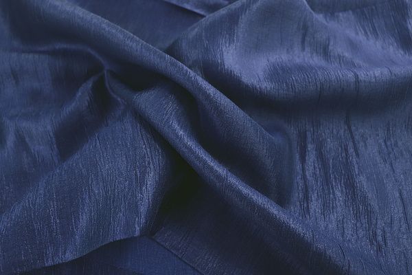 Органза TENCEL креш/синий 3795-PY/C#33