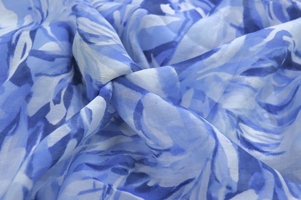 Вуаль принт/сине-голубой 3847-PY/D#6/C#3