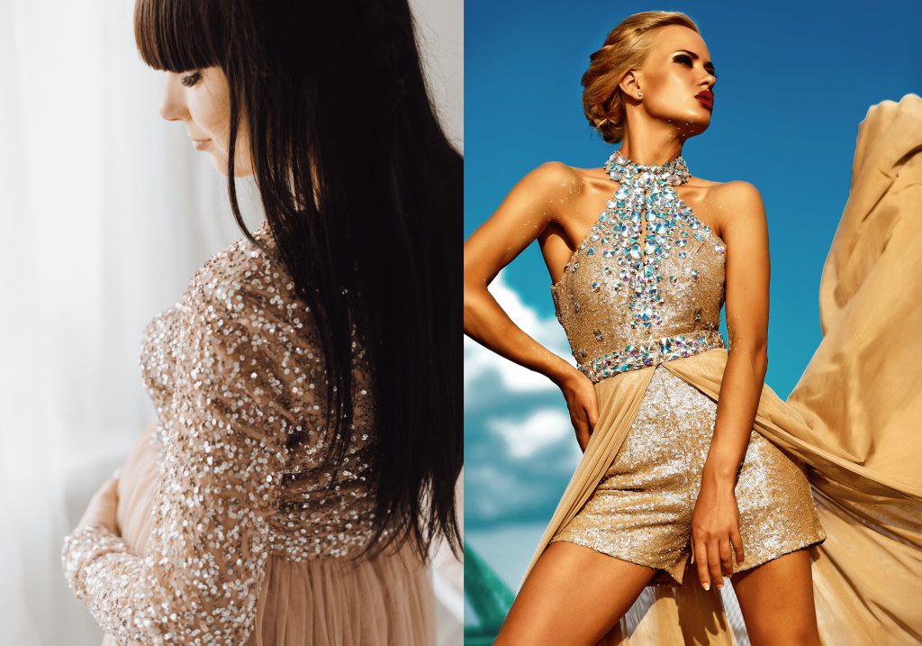 Наряды со стразами