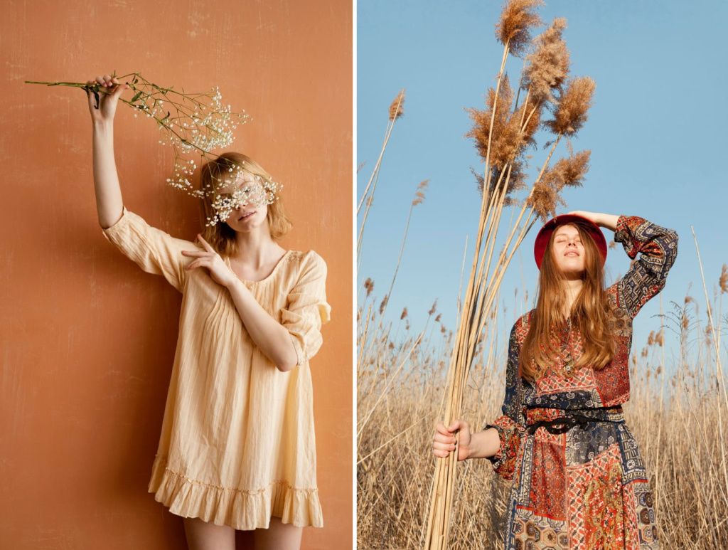 Одежда из льна бохо