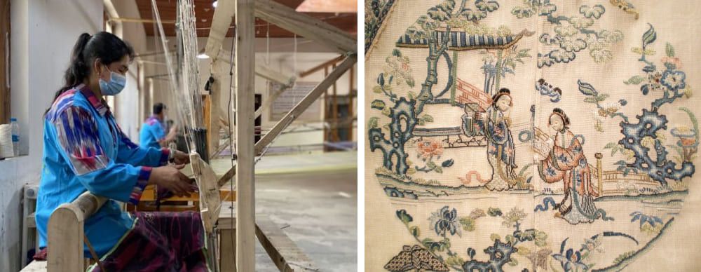 История тканей в Китае