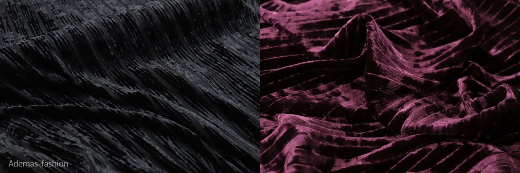 велюр гофре - ткань
