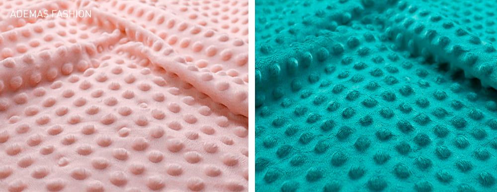 ткань плюш минки