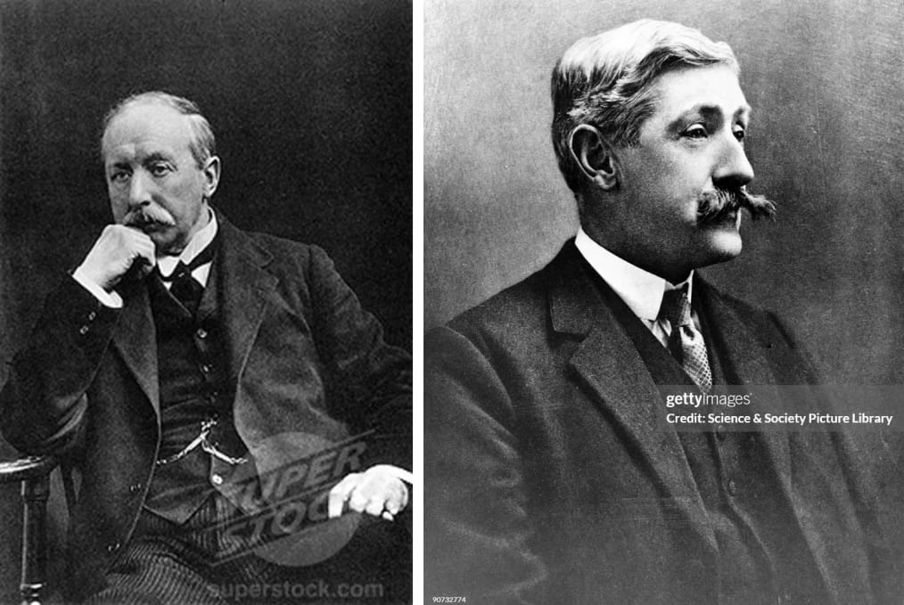 Чарлз Фредерик Кросс и его сотрудник Эдвард Джон Беван