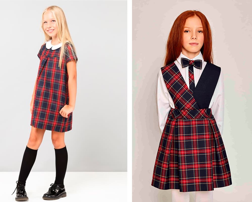 шотландка-школьницы